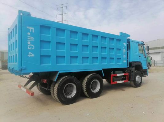 6*4 Tração à direita Direção Sinotruck HOWO Estilo de elevação frontal 375HP Dump Truck