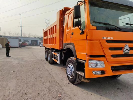 Caminhão de segunda mão para elevação frontal estilo Sinotruck HOWO 6*4 Caminhão de descarga 351-450hp