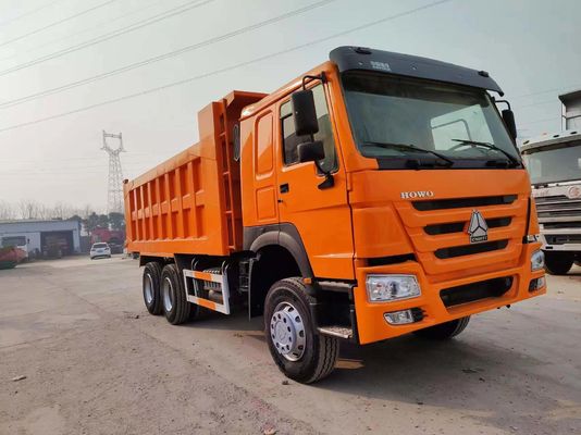 Caminhão de segunda mão para elevação frontal estilo Sinotruck HOWO 6*4 Caminhão de descarga 351-450hp