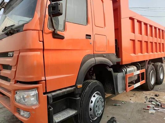 Sinotruck usado HOWO A7 6*4 10 Rodas Dump Truck 371-430HP com design de cores mistas