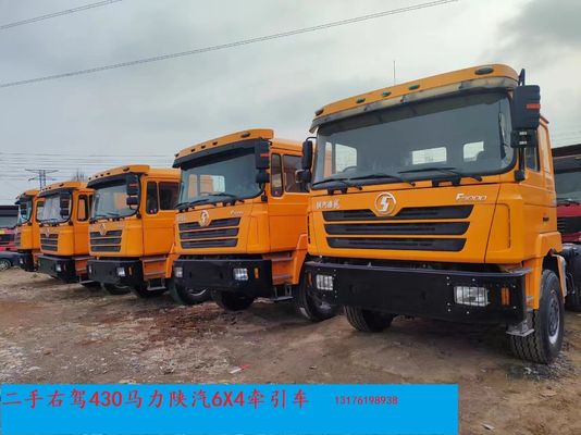Shacman 6X4 caminhão-trator com pneu radial design e 50 toneladas de carga usados caminhão-trator