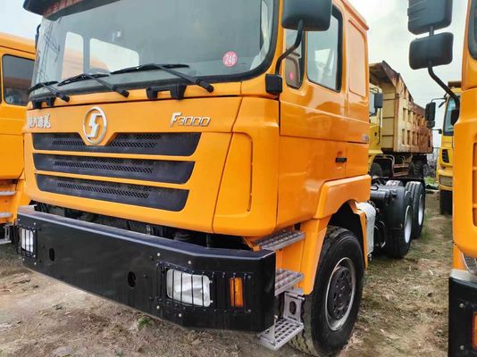 Shacman 6X4 caminhão-trator com pneu radial design e 50 toneladas de carga usados caminhão-trator
