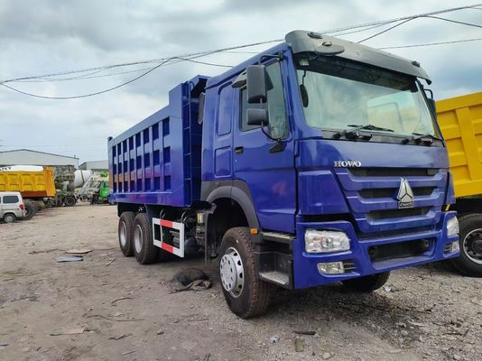 8×4 roda motriz Usado Sinotruk camião de descarga HOWO 440HP 12 pneus Capacidade de carga pesada
