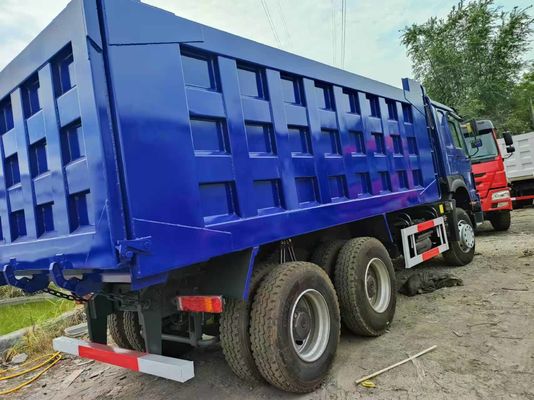 8×4 roda motriz Usado Sinotruk camião de descarga HOWO 440HP 12 pneus Capacidade de carga pesada