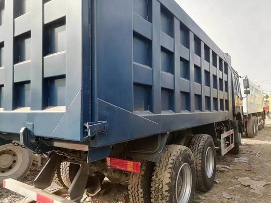8×4 roda motriz Usado Sinotruk camião de descarga HOWO 440HP 12 pneus Capacidade de carga pesada