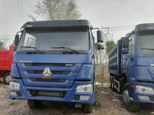 8×4 roda motriz Usado Sinotruk camião de descarga HOWO 440HP 12 pneus Capacidade de carga pesada