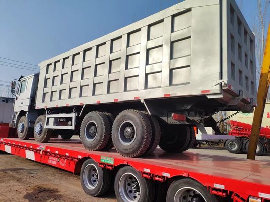 Movimentação super usada resistente do caminhão basculante de Shacman 8X4 375HP 12 descarga da roda 40t