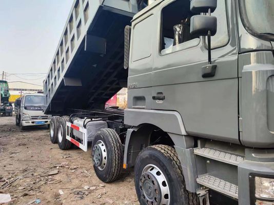 Movimentação super usada resistente do caminhão basculante de Shacman 8X4 375HP 12 descarga da roda 40t