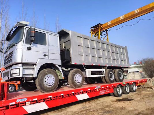 Shacman 8X4 camião de descarga 30t Sinotruck usado Super Drive 375HP 12 Wheel 40t